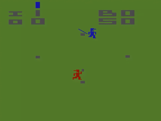 Baseball title screen for Atari 2600